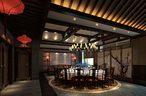 珠海南粵中式餐館設計——輕嗅千年文人的杯樽酒香